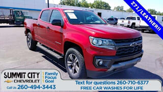 2021 Chevrolet Colorado Z71 1GCGTDEN6M1168839 2021 Chevrolet Colorado Z71