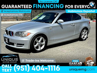 2008 BMW 1 Series 128i WBAUP73568VF08887 2008 BMW 1 Series 128i