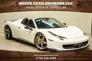 2013 Ferrari 458 Spider Base ZFF68NHA0D0190693 2013 Ferrari 458 Spider Base