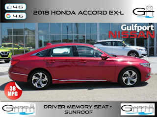 2018 Honda Accord EX-L 1HGCV1F57JA238500 2018 Honda Accord EX-L
