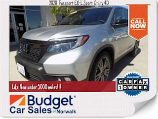 2020 Honda Passport EX-L 5FNYF7H54LB006383 2020 Honda Passport EX-L
