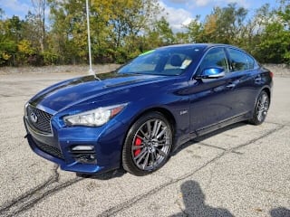 2017 Infiniti Q50 Red Sport 400 JN1FV7AR6HM871574 2017 Infiniti Q50 Red Sport 400