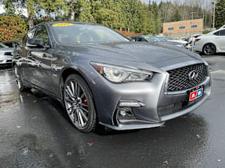 2018 Infiniti Q50 Red Sport 400 JN1FV7AR0JM481821 2018 Infiniti Q50 Red Sport 400