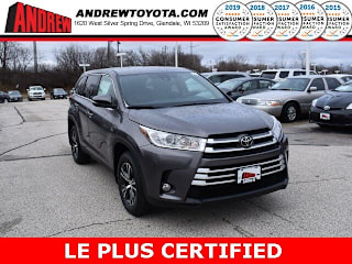 2019 Toyota Highlander LE 5TDBZRFH4KS920343 2019 Toyota Highlander LE