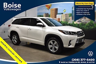 2019 Toyota Highlander Limited 5TDDZRFH0KS744562 2019 Toyota Highlander Limited