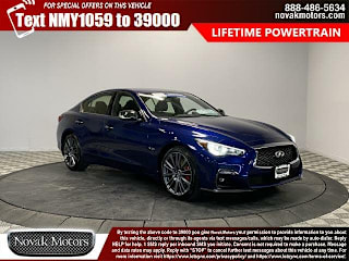2018 Infiniti Q50 Red Sport 400 JN1FV7AR4JM481059 2018 Infiniti Q50 Red Sport 400