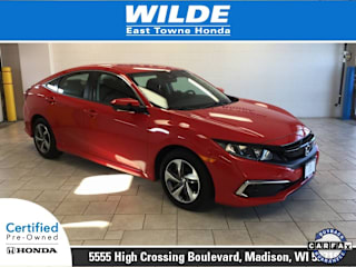 2019 Honda Civic LX 2HGFC2F64KH550665 2019 Honda Civic LX