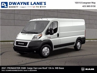 2021 Ram ProMaster Cargo 3500 136 WB 3C6MRVWG9ME504494 2021 Ram ProMaster Cargo 3500 136 WB