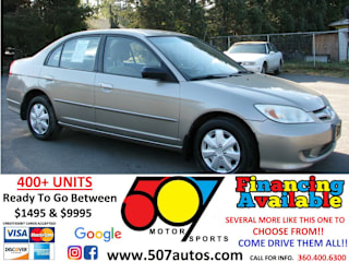 2005 Honda Civic LX 2HGES16575H506485 2005 Honda Civic LX