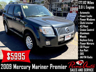 2009 Mercury Mariner Premier V6 4M2CU87G09KJ25000 2009 Mercury Mariner Premier V6