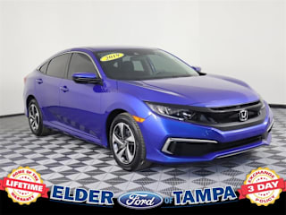 2019 Honda Civic LX 19XFC2F66KE026525 2019 Honda Civic LX