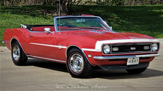 1968 Chevrolet Camaro Numbers Matching SS Convertible 124678N4407220000 1968 Chevrolet Camaro Numbers Matching SS Convertible
